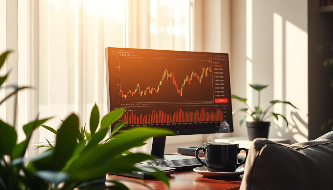 주식 차트 예시