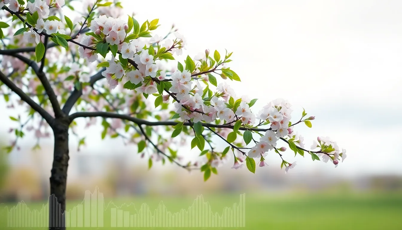 주식 시장 그래프와 투자 관련 이미지