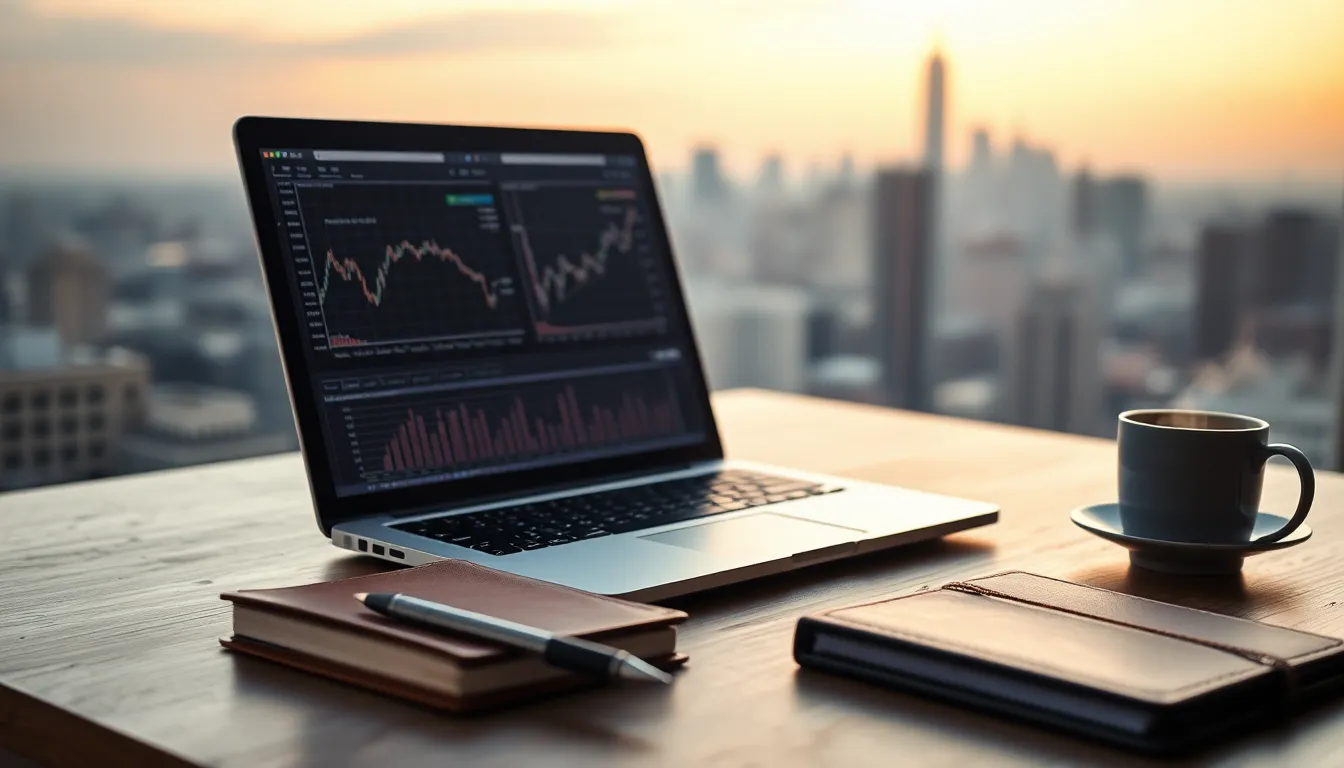 주식 시장 그래프와 데이터 분석