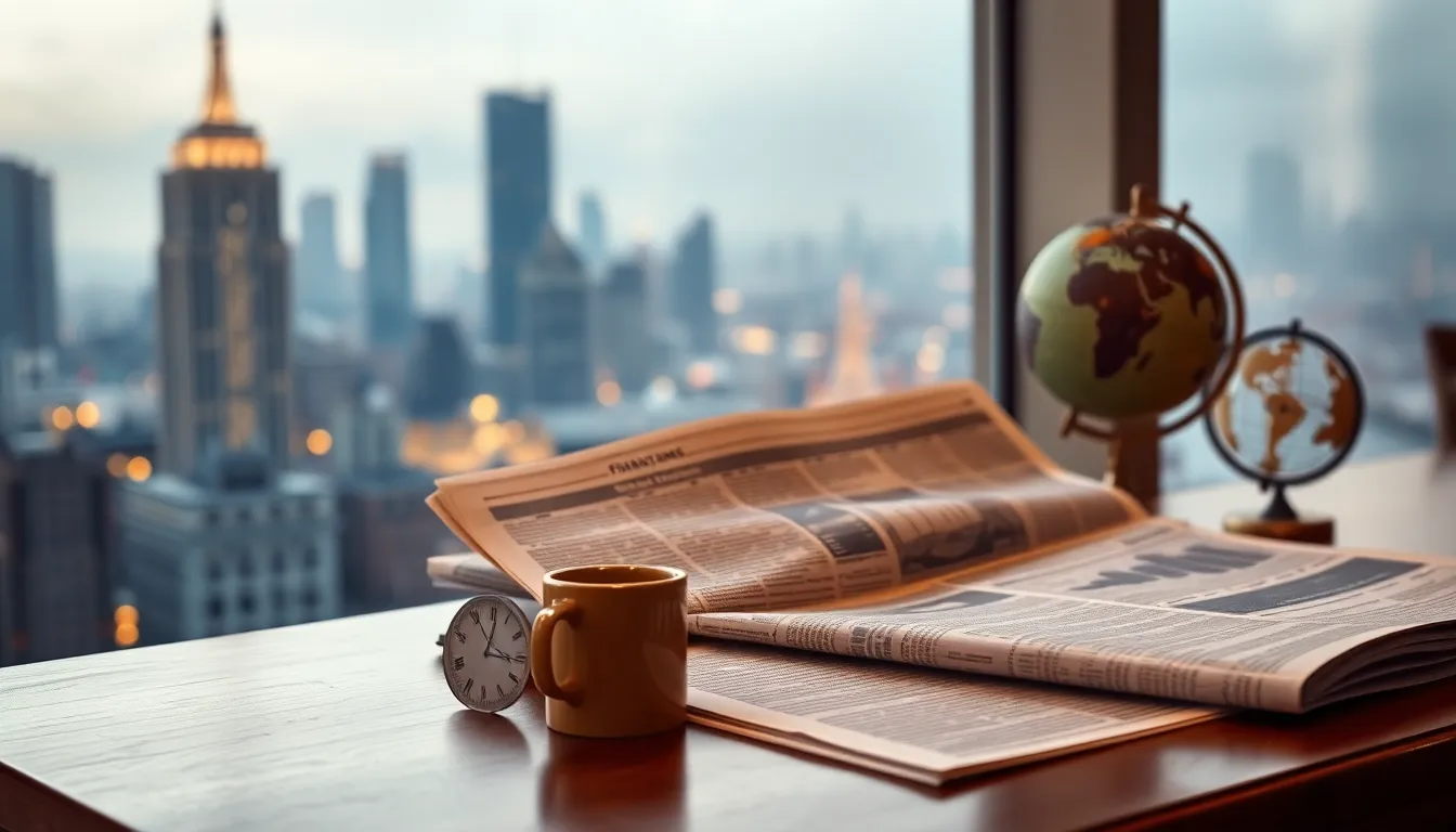 미래 주식 시장을 분석하는 모습