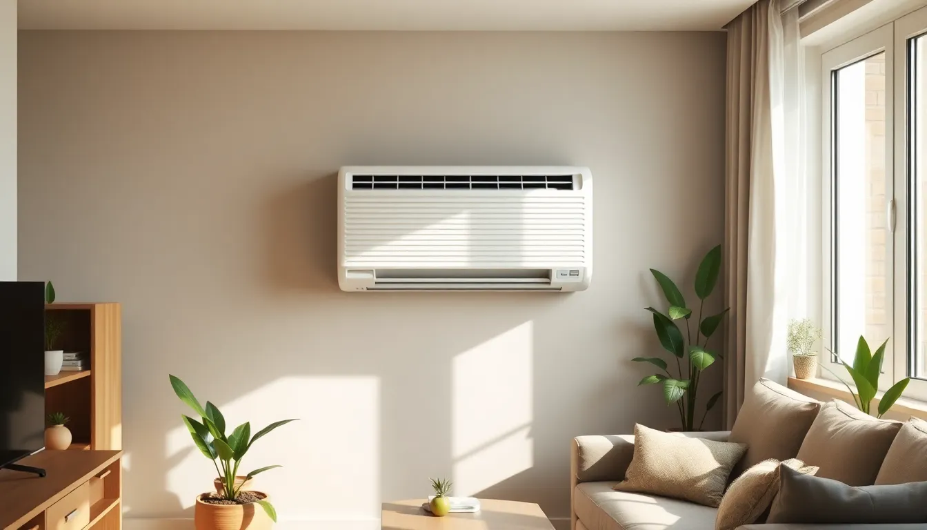 좁은 자취방 에어컨 설치 모습