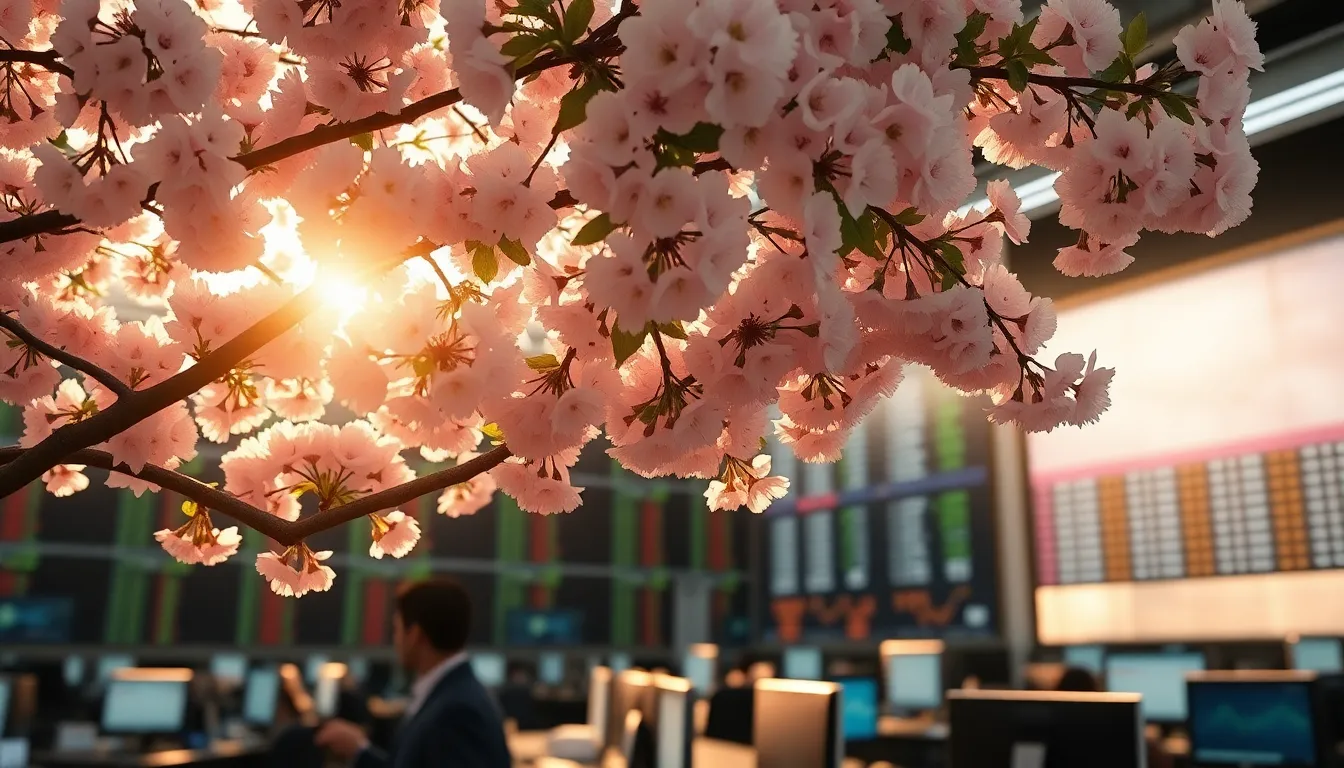 주식 시장 상승과 하락 원인을 분석하는 그래프