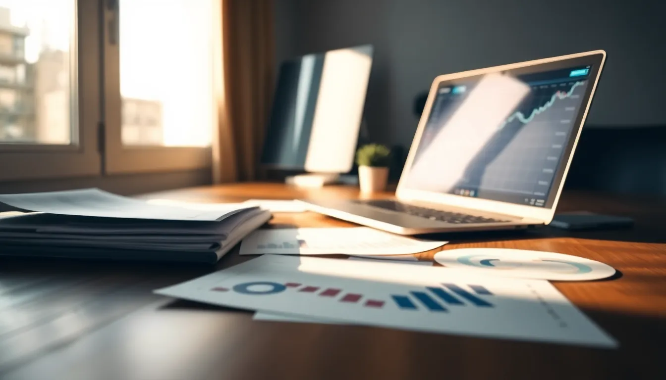 주식 시장 급등락 그래프와 경제 지표 이미지