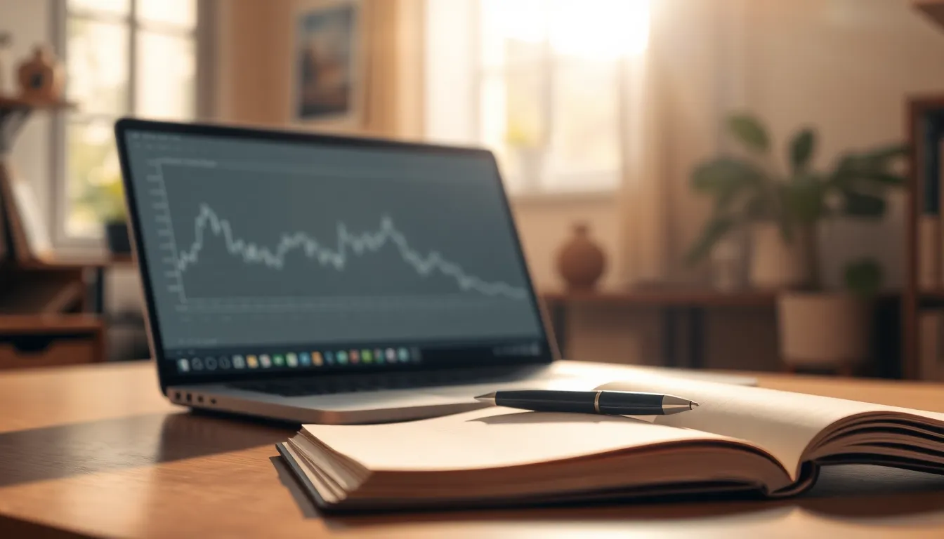 주식 시장 그래프와 데이터 분석 이미지