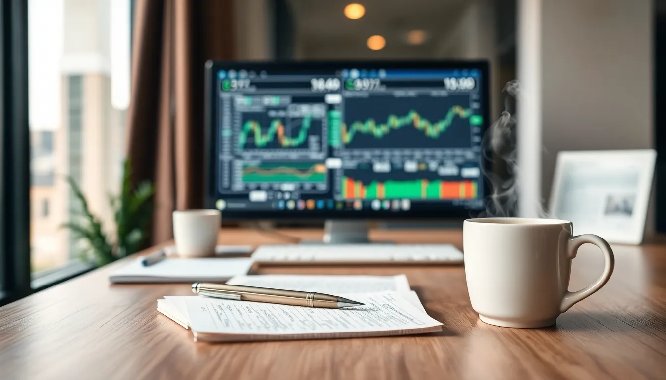 세계 경제 지표와 주식 시장 그래프를 보여주는 이미지