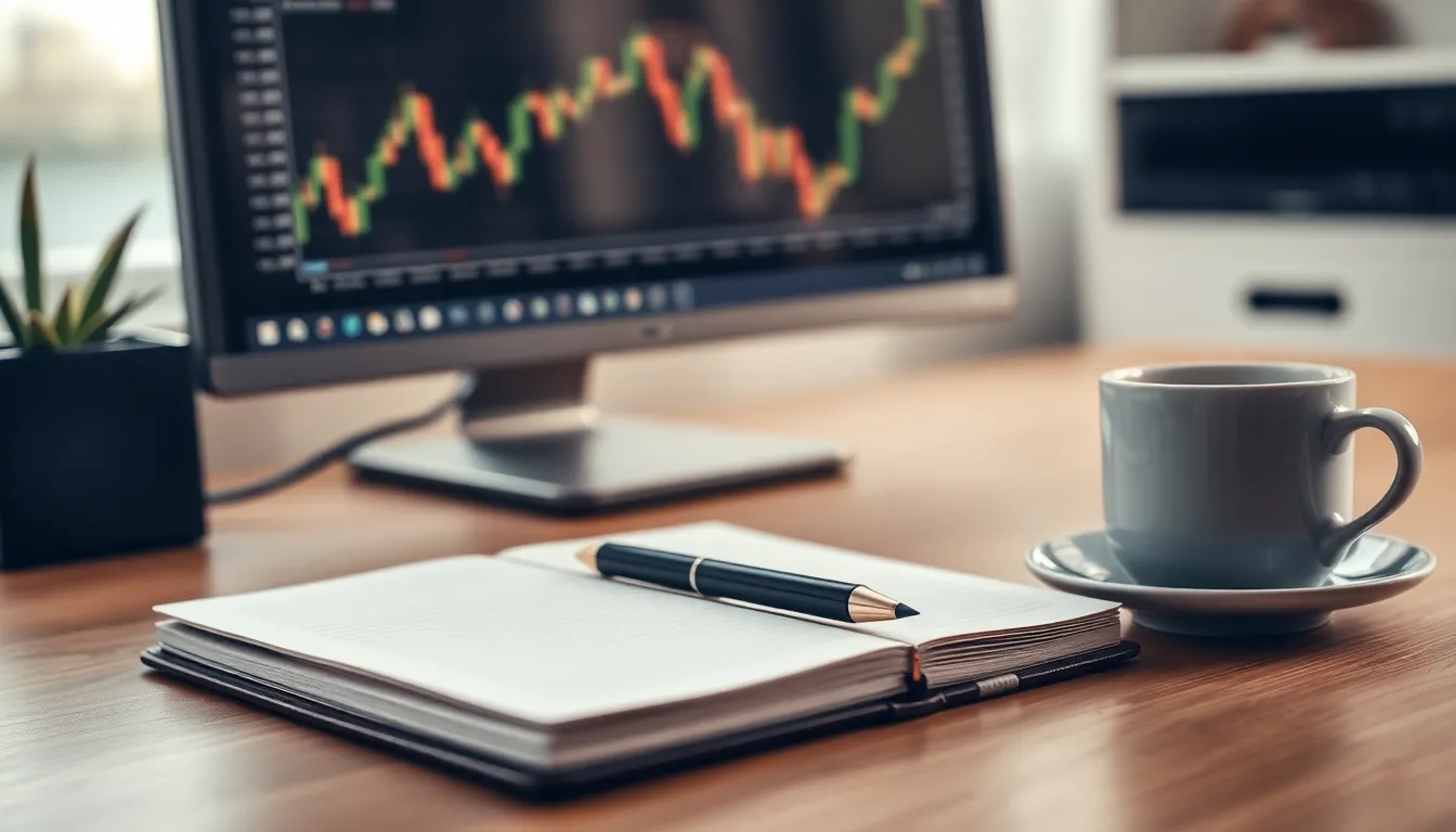 주식 시장 그래프와 데이터 분석 이미지