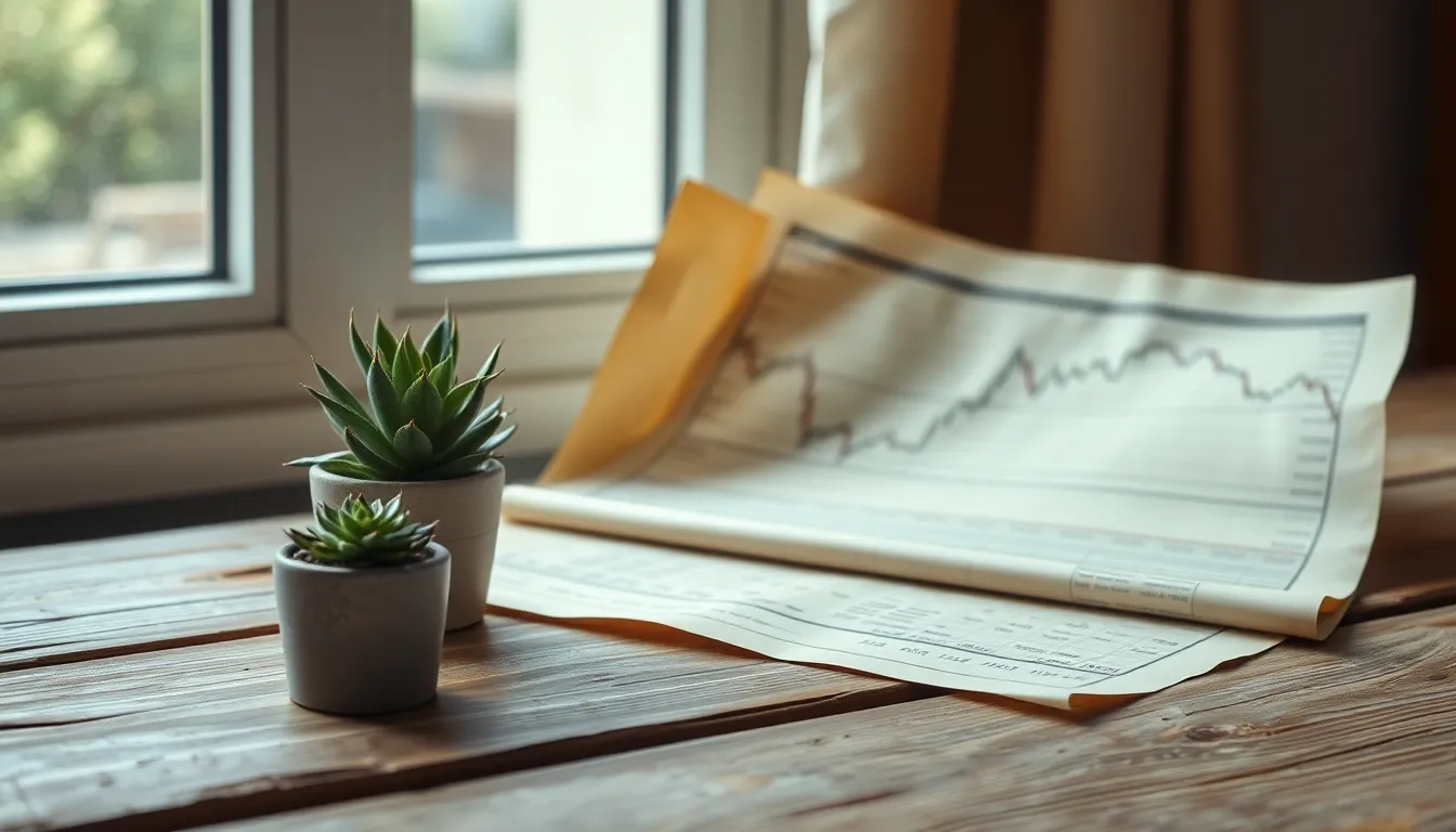 주식 그래프와 경제 지표 이미지