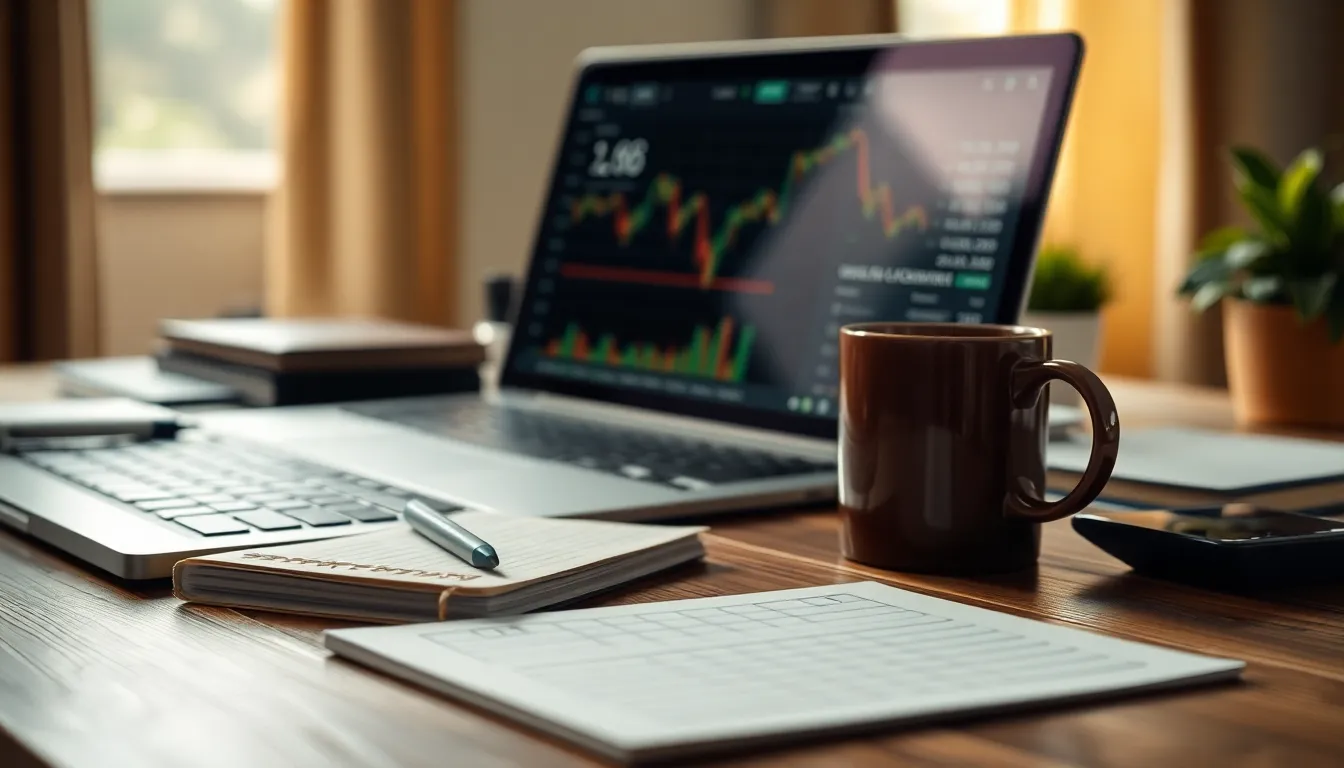 주식 시장 그래프와 경제 지표 이미지