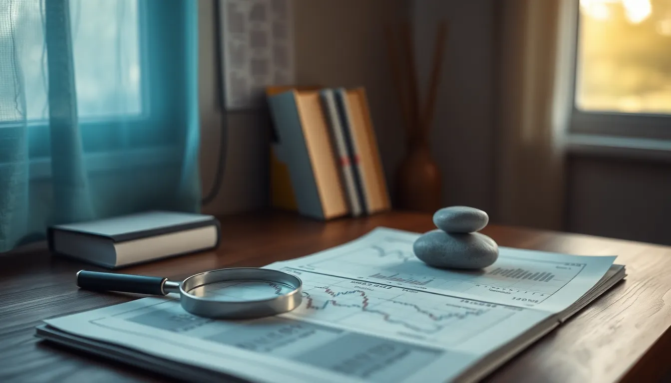 주식 시장 그래프와 분석 이미지