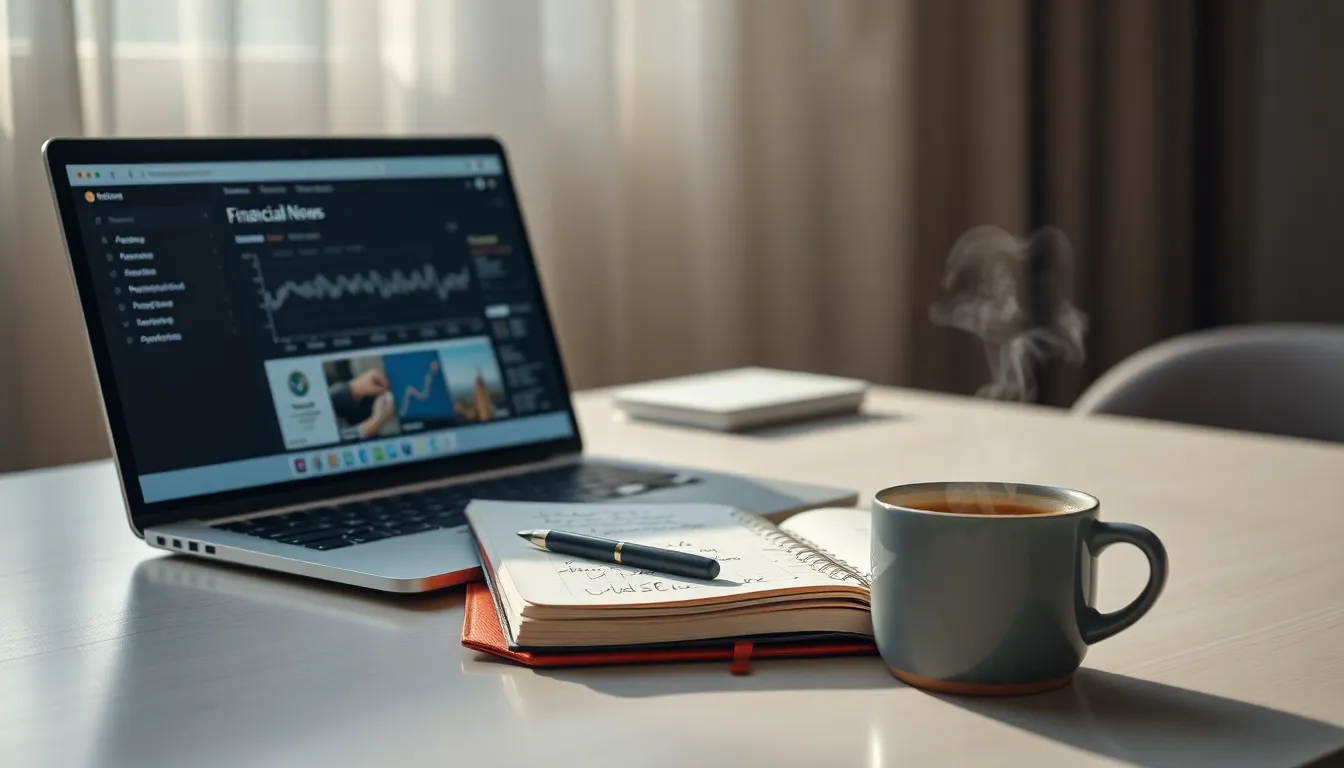 주식 시장 그래프와 분석 화면