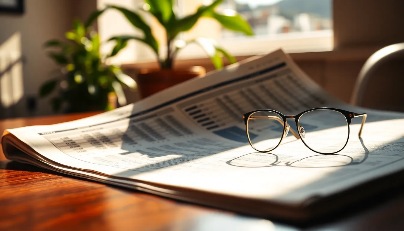 주식 시장 그래프와 투자 지표를 보여주는 이미지