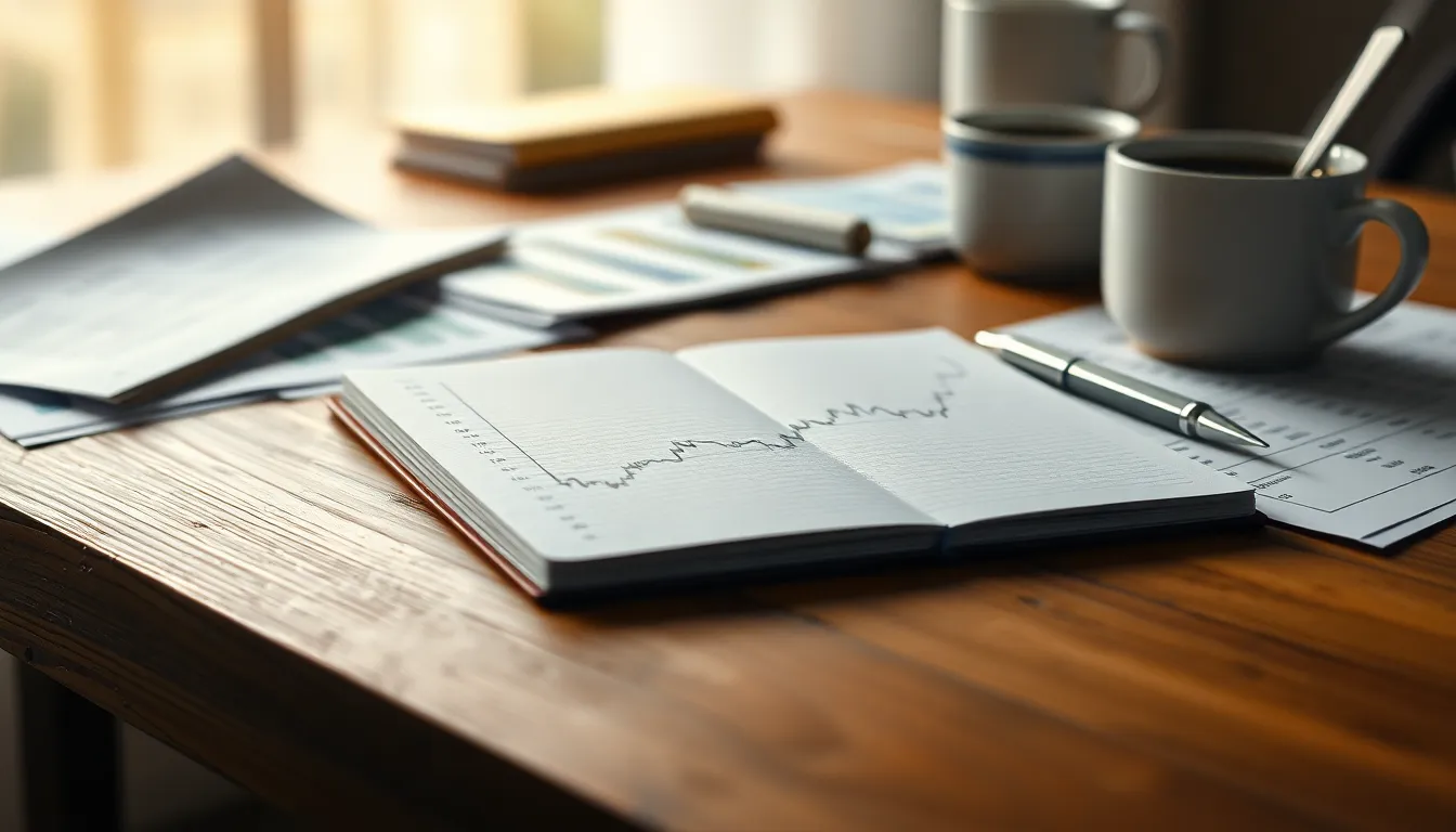 주식 시장 그래프와 데이터 분석 이미지