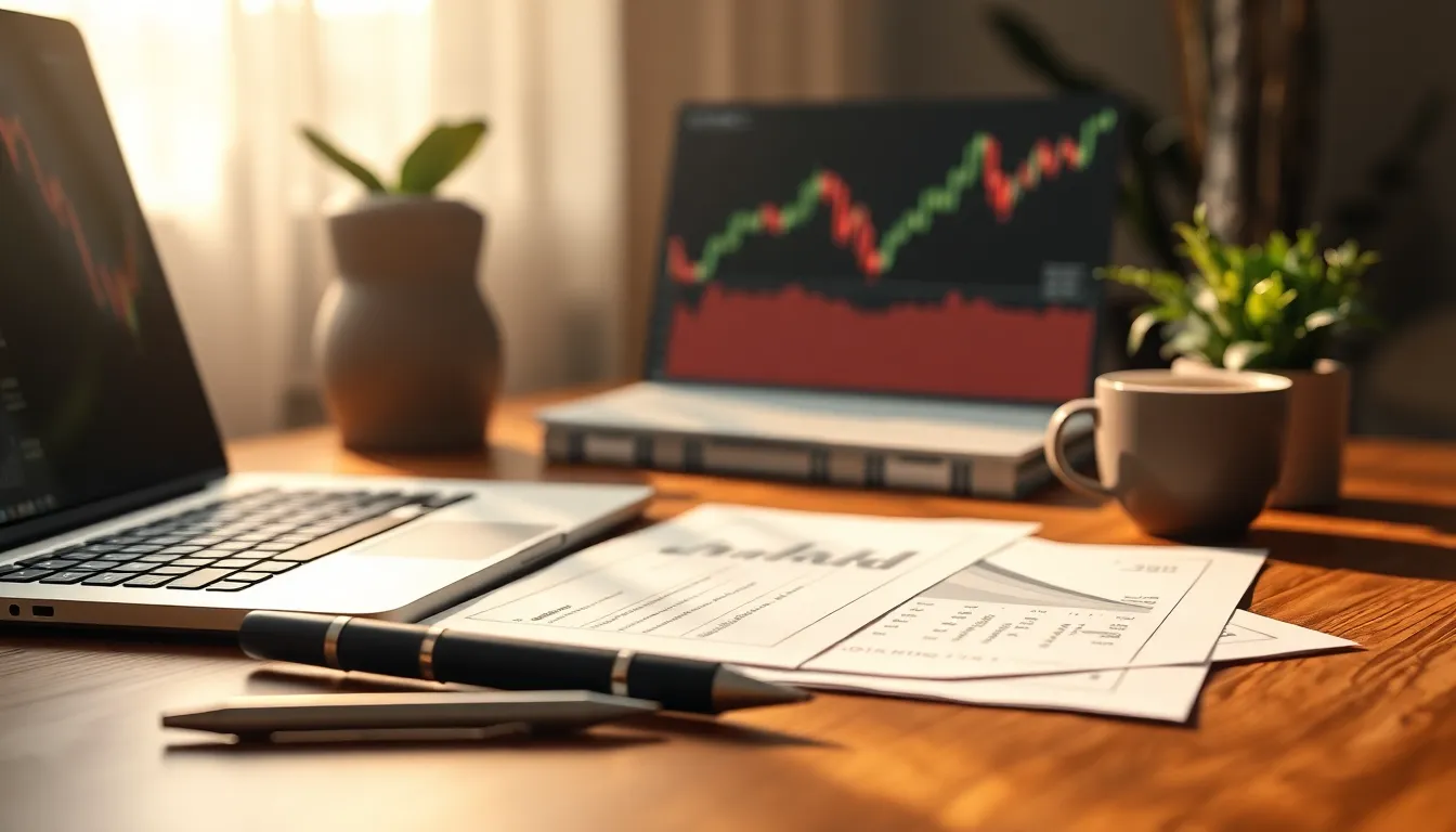 주식 시장 그래프와 투자 전략