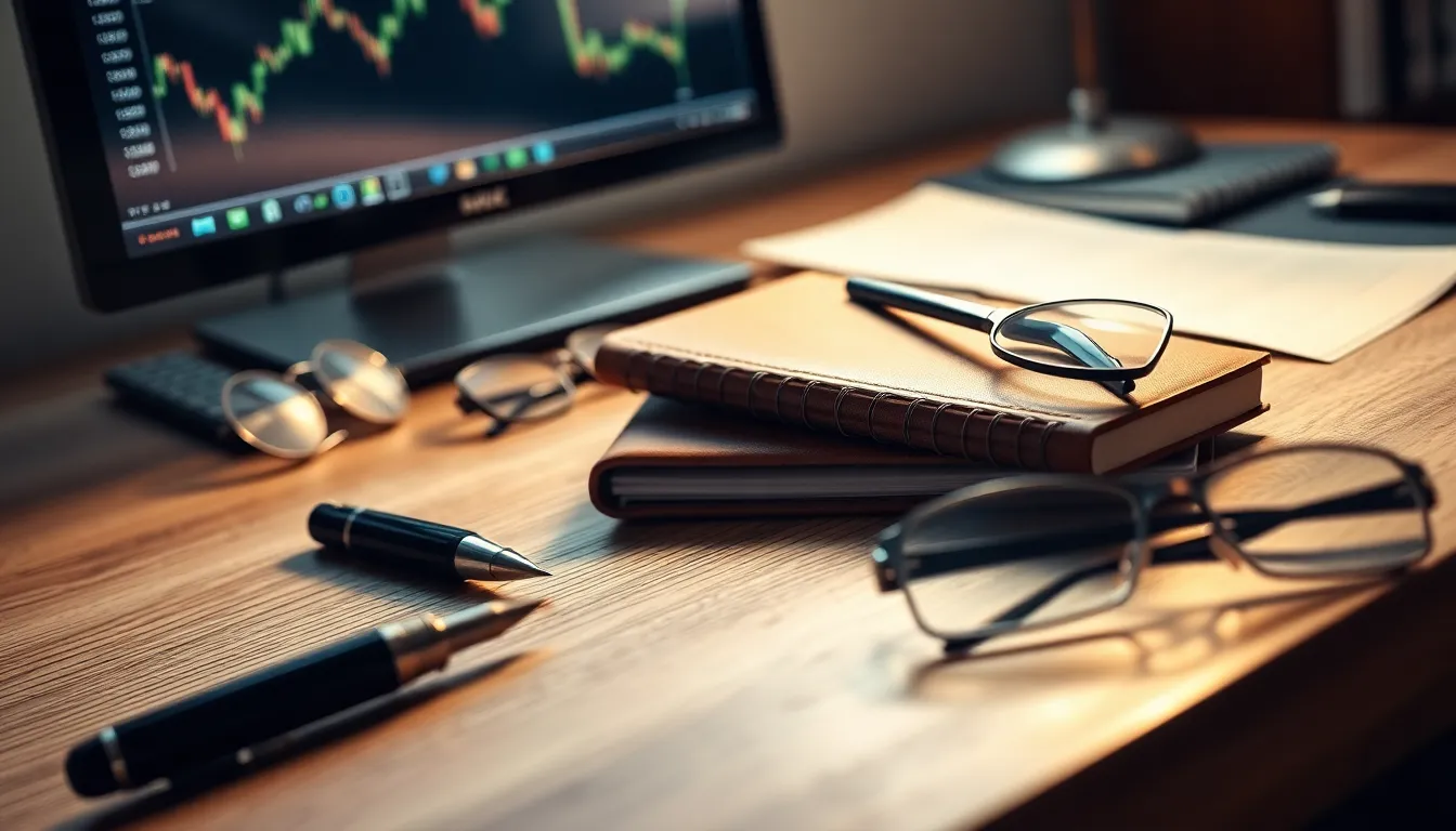 변동성 높은 주식 시장 차트와 투자 전략을 고민하는 이미지