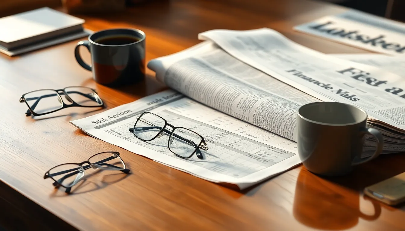 주식 시장 그래프와 투자자 이미지