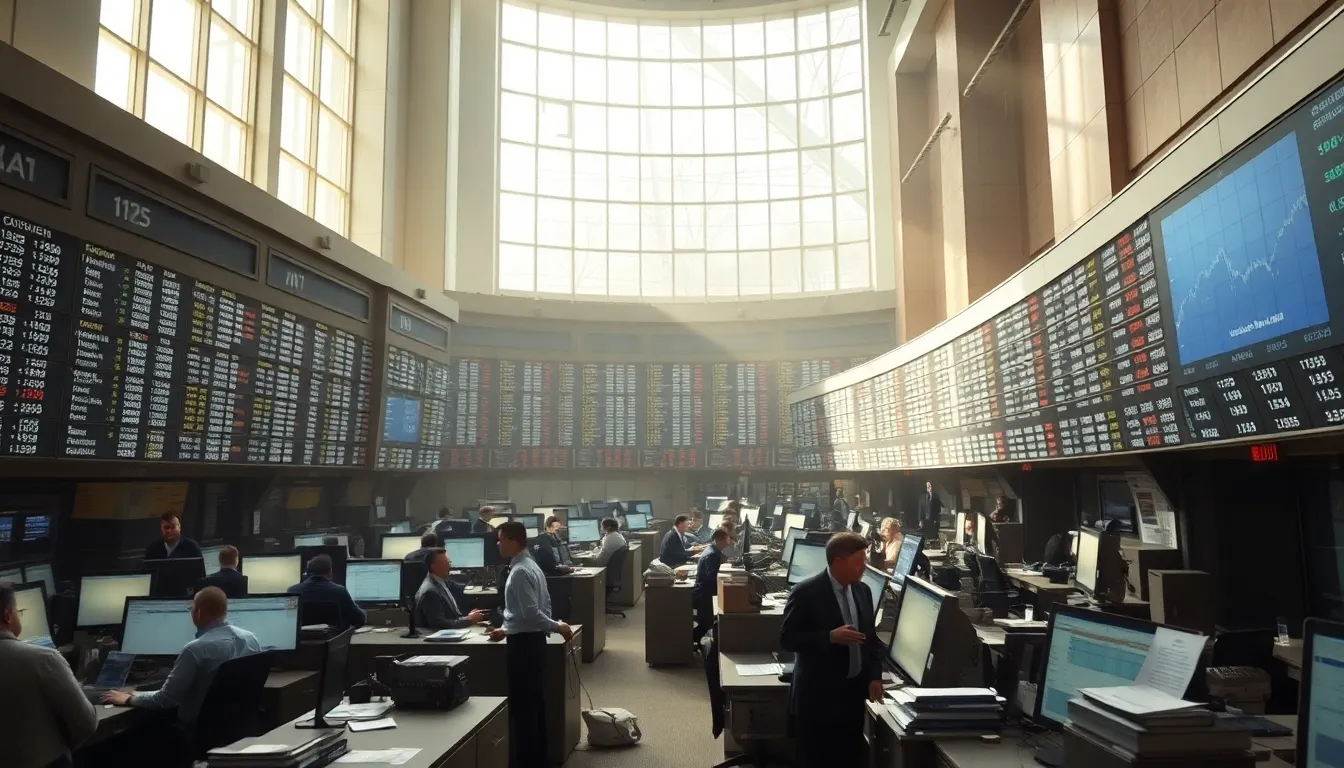 주식 시장 그래프와 투자 전략 개념 이미지