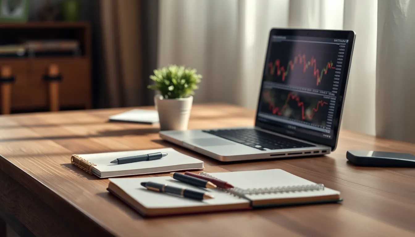 주식 시장 그래프와 데이터 분석 이미지