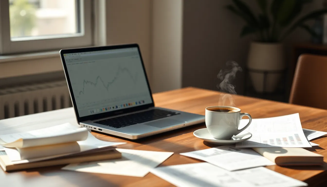 주식 시장 그래프와 데이터 분석 이미지